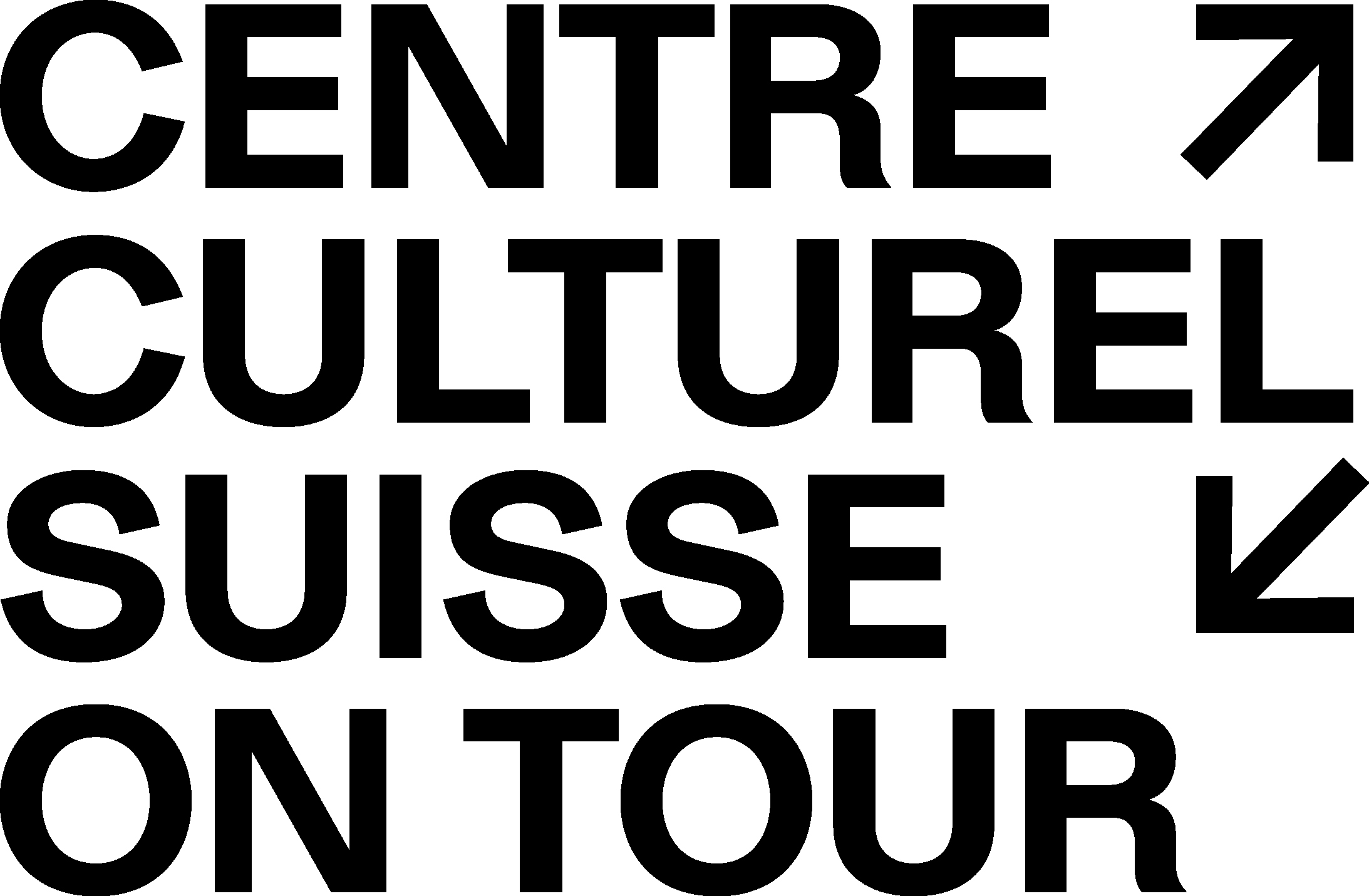 Logo Centre culturel suisse. On Tour